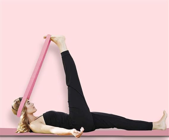 MEISONG Yoga Blocks 2 Pack Set - (Yoga Block with 1 Yoga Strap) High Density Soft EVA Foam Block for Yoga, General Fi... - Image 2