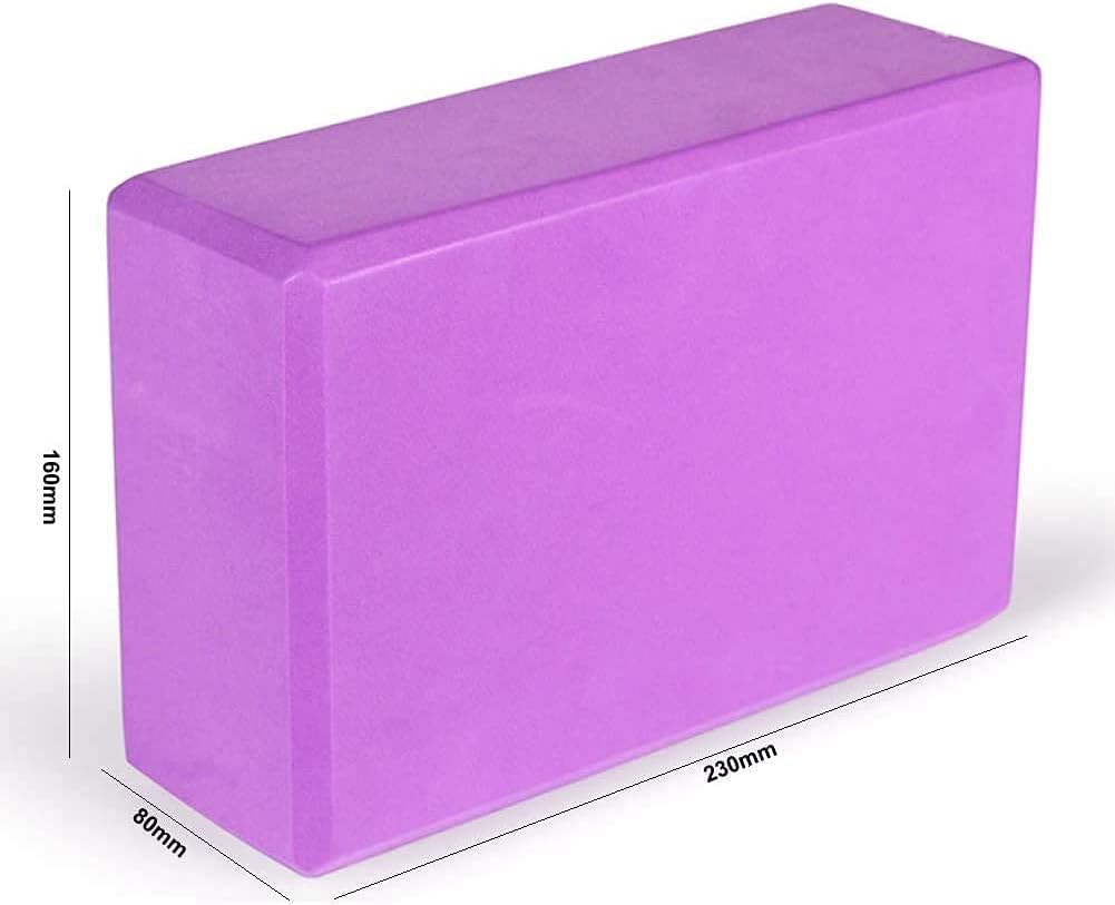 Yoga Blocks 9x6x3, 2 Pack High Density Yoga Brick Foam Blocks to Improve Strength, Flexibility and Balance, Light Wei... - Image 3