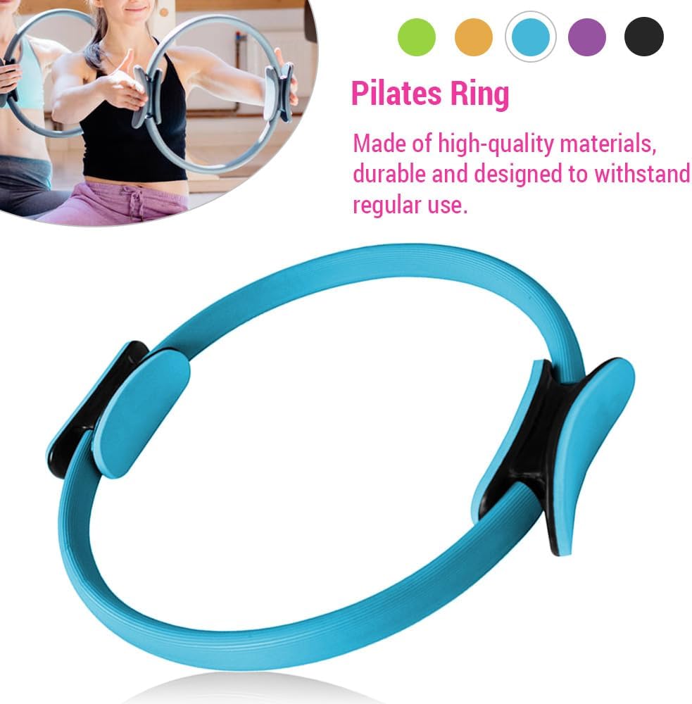 Pilates Equipment for Home Workouts Pilates Ring and Ball Set Resistance Bands & More Perfect for Home Pilates Equipment - Image 3