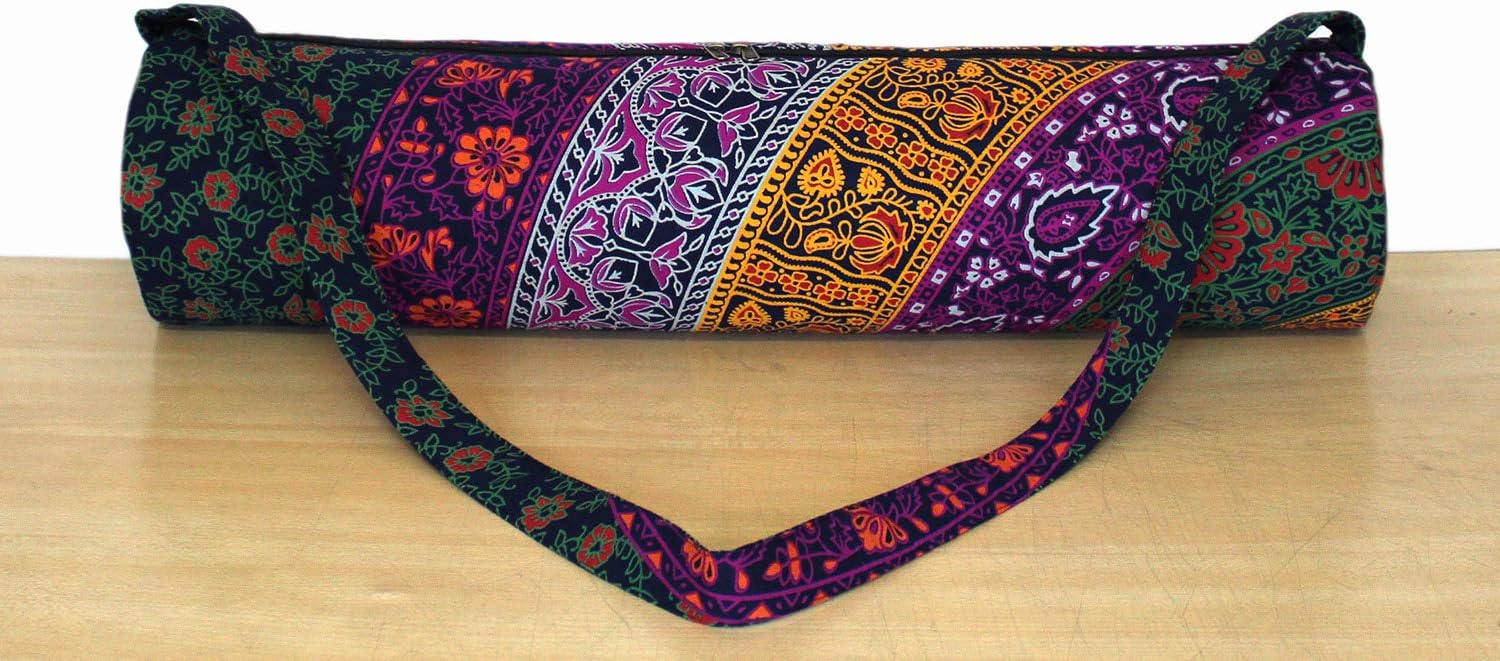 INDIAN CRAFT CASTLE ICC Yoga Mat Bag Carrier Full-Zip Exercise Yoga Mat Carry Bag for Women Men with Multi-Functional... - Image 5