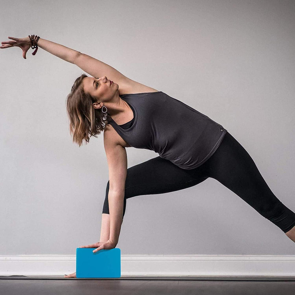 Yoga Blocks 9x6x3, 2 Pack High Density Yoga Brick Foam Blocks to Improve Strength, Flexibility and Balance, Light Wei... - Image 6