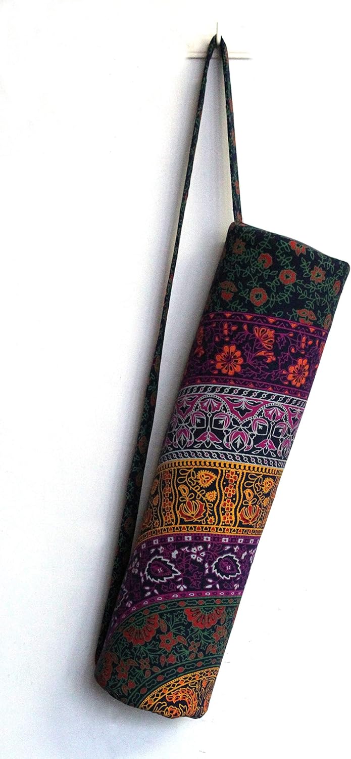 INDIAN CRAFT CASTLE ICC Yoga Mat Bag Carrier Full-Zip Exercise Yoga Mat Carry Bag for Women Men with Multi-Functional... - Image 2