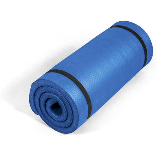 Tone Fitness 1-Inch Thick Yoga Mat | High-Density, Non-slip Exercise Mat with Carrying Strap for Yoga, Pilates, & Hom...