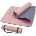 Yoga Mat Non Slip Anti-tear,extra thick-2/5 inch（10MM）High Resiliency Professional POE Yoga Mats for Women Men Kids,7...